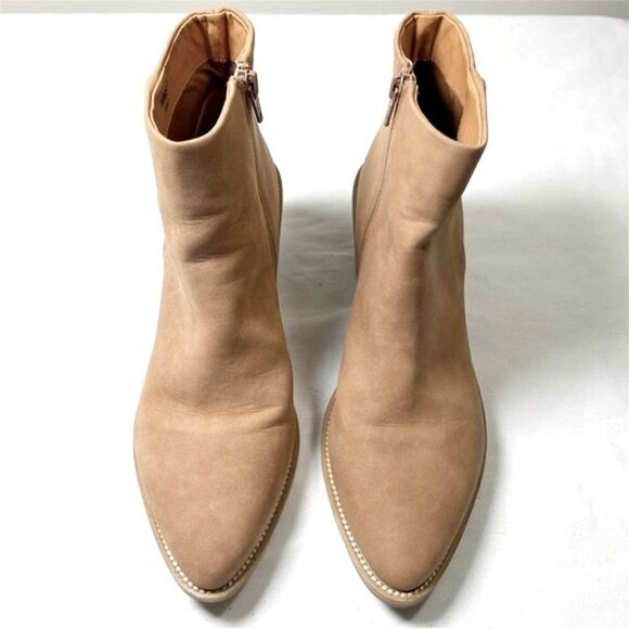 Report Odesa Grained W/Leather Stack Booties - Picture 2 of 5